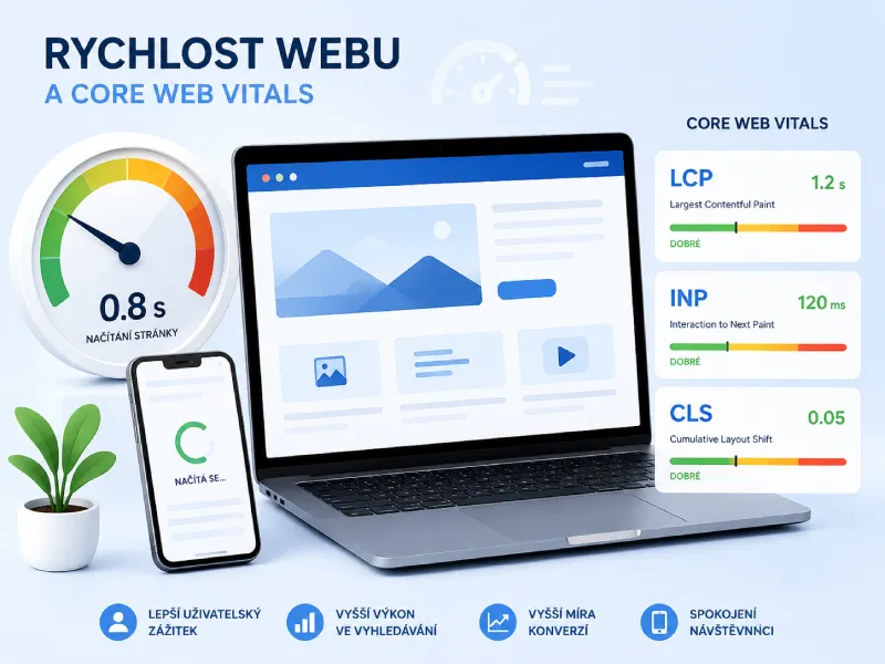 Měření rychlosti webových stránek a Core Web Vitals