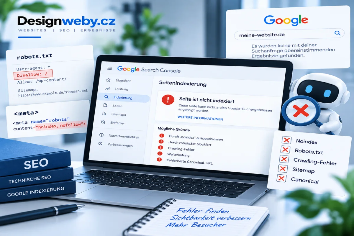 Noindex robots.txt und technische Google Indexierungsprobleme