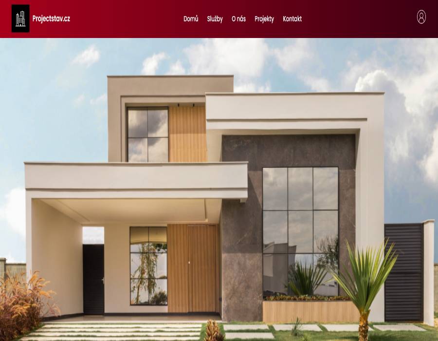 Moderní firemní web – Projectstav.cz